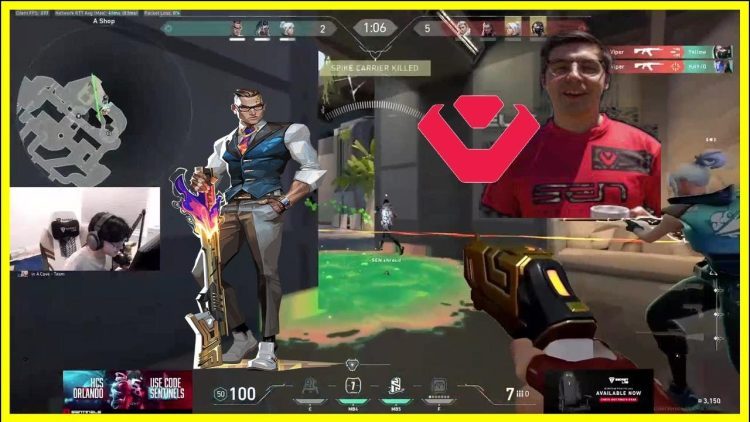 SEN TenZ And SEN Shroud CHAMBER GAMEPLAY | VALORANT RANKED GAMEPLAY 30.