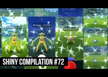 SHINY DEOXYS CATCH, SHINY STARYU, NEW UNOWNS! - Pokemon GO Shiny Compilation #72