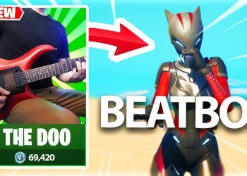 SURPRISING a GUITARIST by BEATBOXING (FORTNITE)