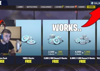 So I found a website that gives you V Bucks for FREE...