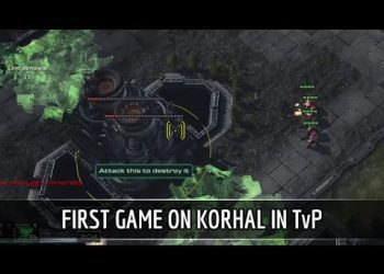 StarCraft 2: First game on Korhal in TvP