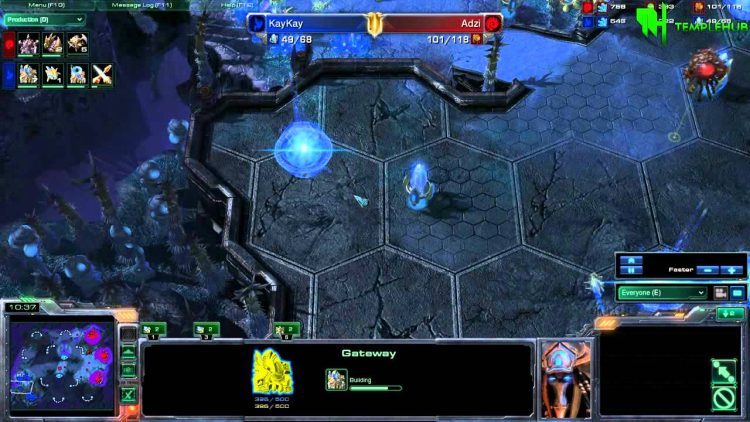 Starcraft Commentary #132 - Adzi vs. KayKay (SCForum)