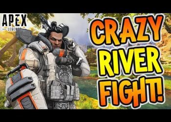 THE CRAZIEST RIVER FIGHT IN RANKED!!! (Console Apex Legends)