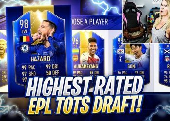 THE HIGHEST RATED EPL TOTS FUT DRAFT CHALLENGE!? FIFA 19 ULTIMATE TEAM