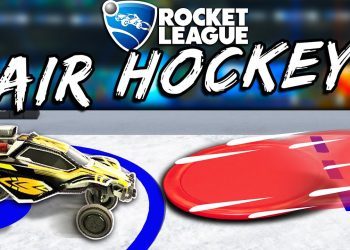 THIS IS ROCKET LEAGUE AIR HOCKEY