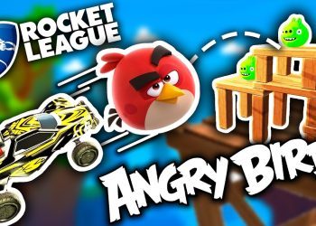 THIS IS ROCKET LEAGUE ANGRY BIRDS