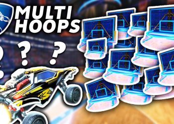 THIS IS ROCKET LEAGUE MULTI-HOOPS