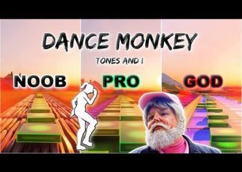 TONES AND I - DANCE MONKEY - Noob vs Pro vs God (Fortnite Music Blocks) ft. @Dehalfwit