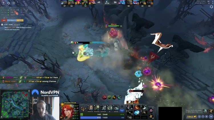 TOPSON INSANE WINDRANGER PLAY | DOTA 2 CLIPS