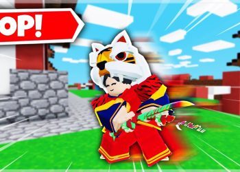 The BEST STRATEGY with the YUZI KIT in Roblox BedWars..