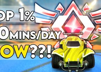 Top 1% Playing 30mins/day - how?! (4 Training Shortcuts) | Rocket League Tips
