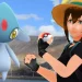 Trainers proudly display rare monsters that appear in the new smoke