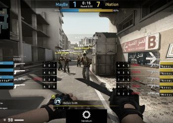 Ukrainian player disconnects from the server in a match between MayBe and iNation