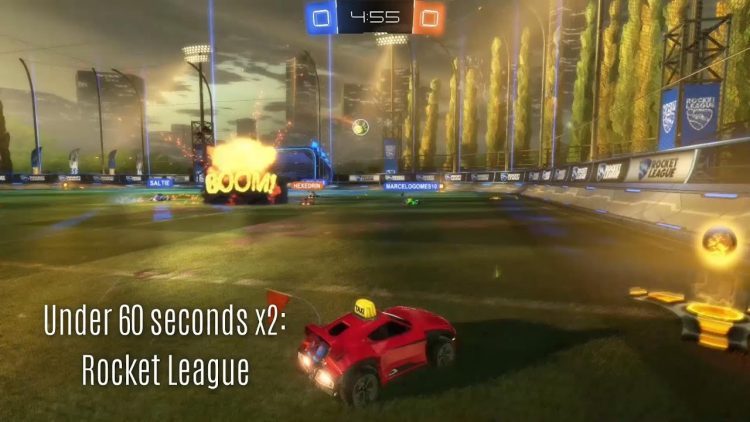 Under 60 seconds x 2: Rocket League (PC) [1080p]