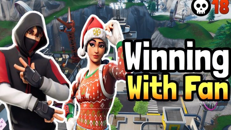 Winning With Fan Part 10 - Fortnite Mobile Gameplay