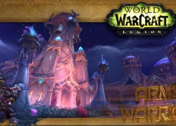 WoW Arms Warrior in Legion 'Royal Athenaeum' - "Nighthold" Raid LFR Melee DPS PoV (2160p)