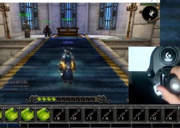 WoW Classic Using Logitech Shifter to Downrank Spell Rotations
