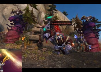 WoW Legion Leveling Blood DK at LvL 107 as Tank (2160p)