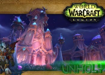 WoW Unholy DK in Legion 'Nightspire' - "Nighthold" Raid LFR Melee DPS PoV (2160p)