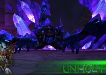 WoW Unholy DK in Legion Bosskill "Skorpyron" - "Nighthold" Raid LFR Melee DPS PoV (2160p)