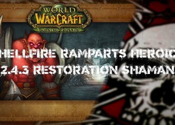 World of Warcraft - Hellfire Ramparts heroic - 2.4.3 Restoration Shaman