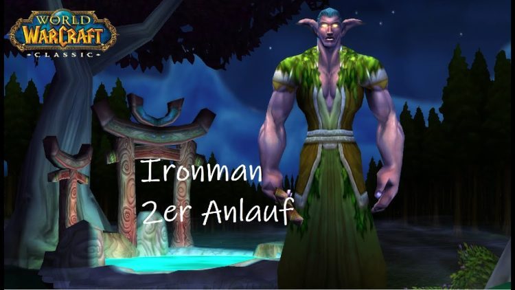 Wow Classic Season of Mastery Ironman 2er Char german