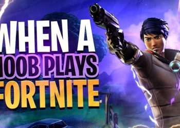 fortnite noob tries to play and gets lucky!!!!!