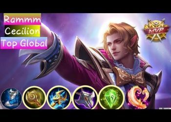 perfect Support gameplay Top Global Cecilion (Rammm) - Mobile Legend bang bang