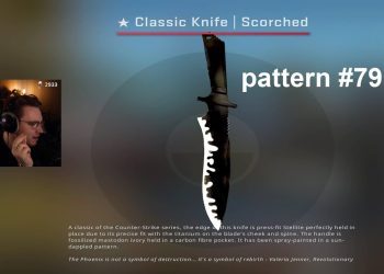 "this is not the usual scorched knife"