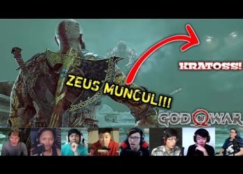 reaksi gamers indo melihat kemunculan hellheim zeus - God of War 4