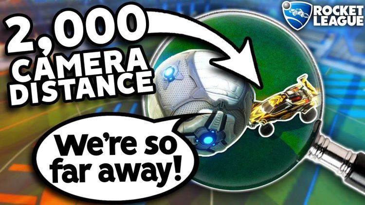 2000 CAMERA DISTANCE ROCKET LEAGUE IS HILARIOUS!