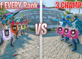 3 Champions VS 5 Of Every Rank Until They Lose In Rainbow Six Siege