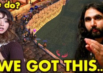 40-Man Raid vs Elite Crocodile | WOTLK Classic: Esfand & Bonnie Fresh Server Leveling