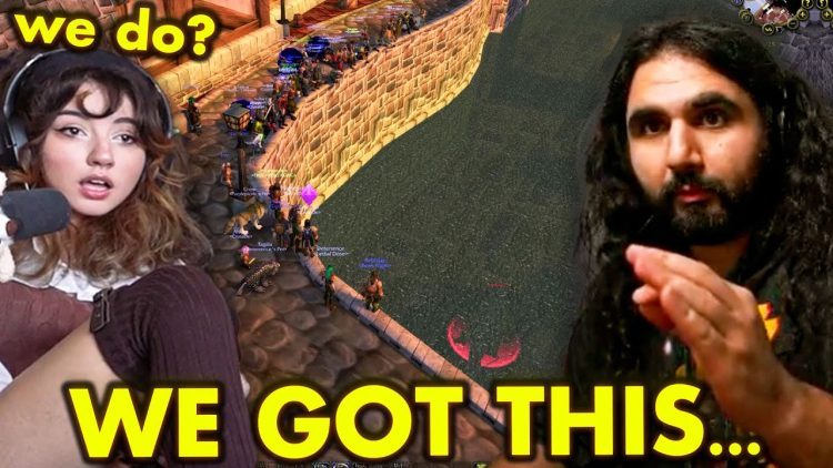 40-Man Raid vs Elite Crocodile | WOTLK Classic: Esfand & Bonnie Fresh Server Leveling