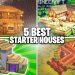 5 BEST Minecraft Starter Houses for Survival! (Easy Starter Houses)
