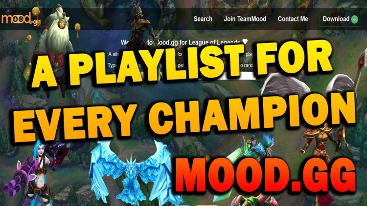 A PLAYLIST FOR EVERY LEAGUE OF LEGENDS CHAMPION?! - Mood.gg