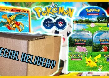 *A Special Delivery (Charizard) Has Arrived!* Pokemon Go Mini Tins Display Case *OPENING*