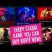 ALL GOOGLE STADIA GAMES you can buy right NOW! How much do games on Google Stadia cost?