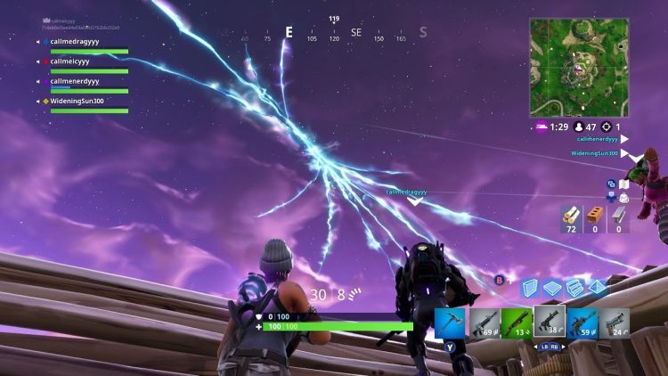 BEST VIEW OF THE ROCKET LAUNCH!!! (Fortnite Battle Royale)