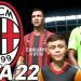 CHAMPIONS LEAGUE vs. BARCELONA!! FIFA 22 AC MILAN CAREER MODE #18 [PS5]