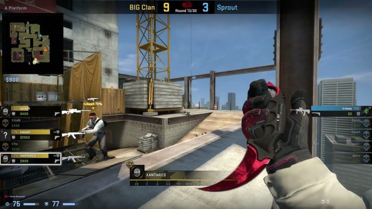 CS:GO POV Demo BIG XANTARES (39/22) vs Sprout (de_vertigo)