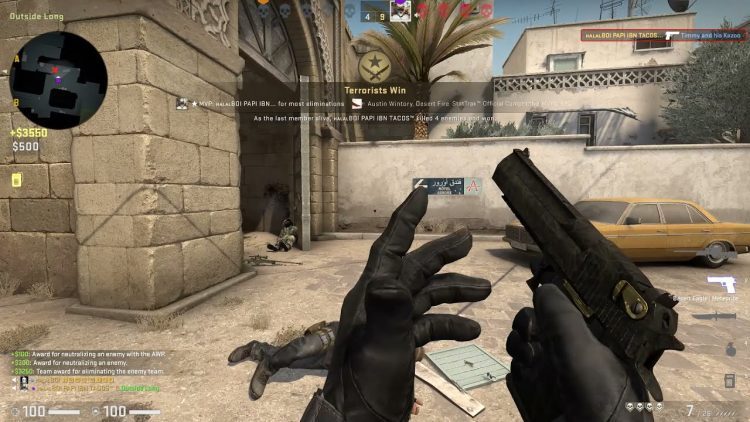 Counter strike Global Offensive - 1v 4 awesome clutch