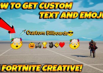 Custom Text And Emojis In Fortnite Creative! SECRET Billboard Features!