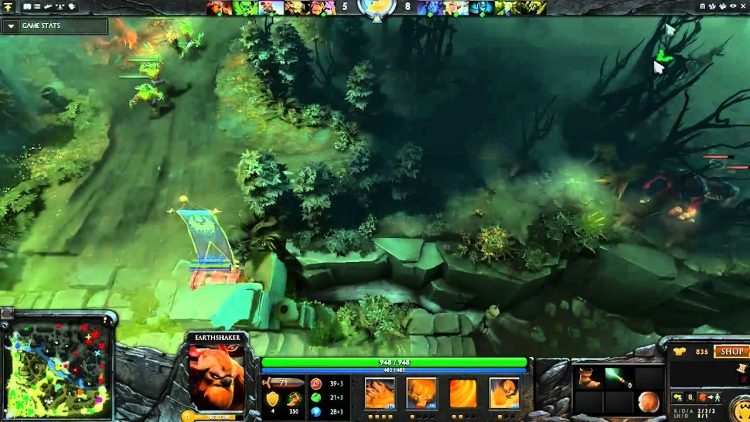 Dota 2 - RaZZoR Earthshaker gameplay
