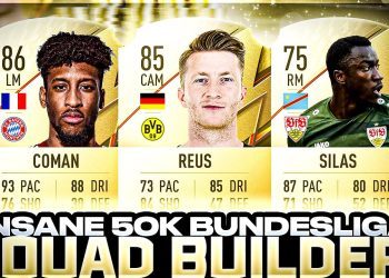 FIFA 22| INSANE 50K BUNDESLIGA SQUAD BUILDER!!!!