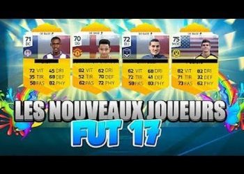 FIFA17 : LES NOUVEAUX JOUEURS SUR FUT 17 !