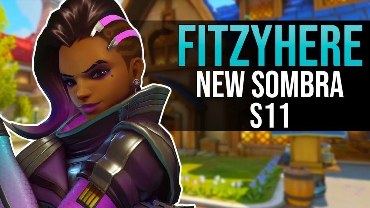 FITZYHERE NEW SOMBRA IN RANKED (OVERWATCH, BLIZZARD WORLD, S11, TOP500)