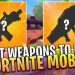 FORTNITE MOBILE BEST WEAPONS TO WIN GAMES! iOS/ANDROID - Fortnite: Battle Royale