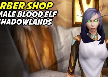 Female Blood Elf Customisations - Barber Shop (Shadowlands)