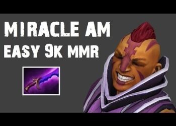First 9000 MMR Player Miracle Anti Mage - Ranked Gameplay Dota 2